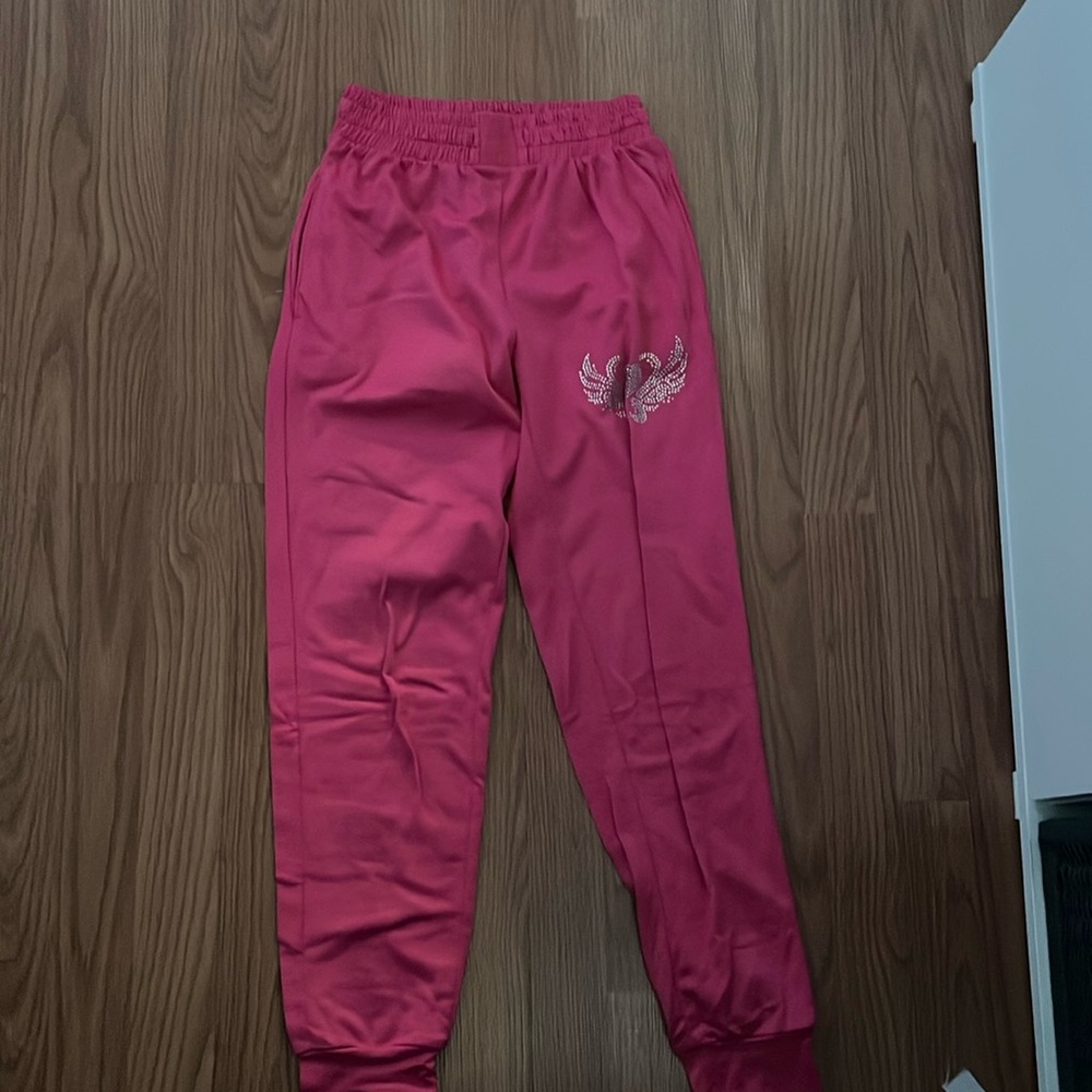 Pink sweatpants